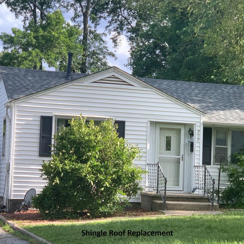 Gray architectural shingle roof installed in Clinton, Missouri