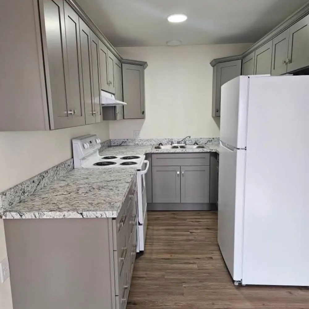 Remodeled kitchen with new cabinetry in Lowry City, Missouri