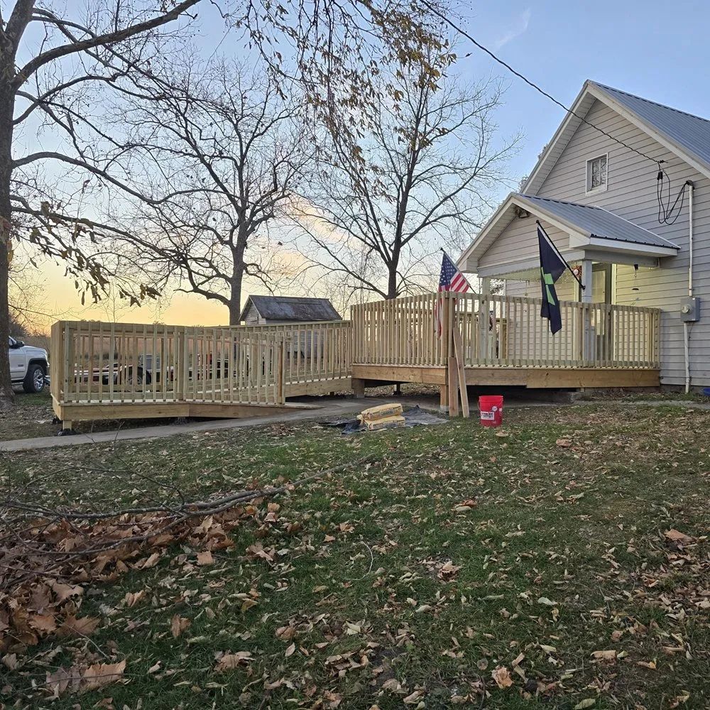Wheelchair-accessible ramp built in Sedalia, Missouri