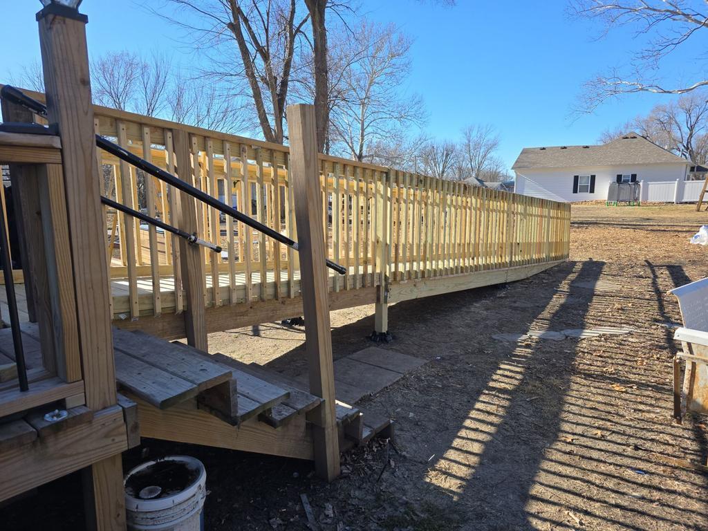 Completed accessible ramp through Solid Value Gives Back