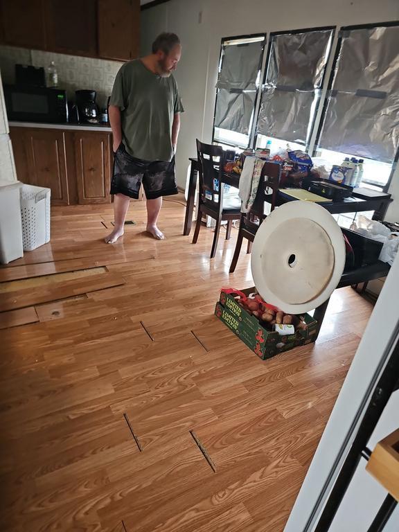 Flooring repair work through Solid Value Gives Back
