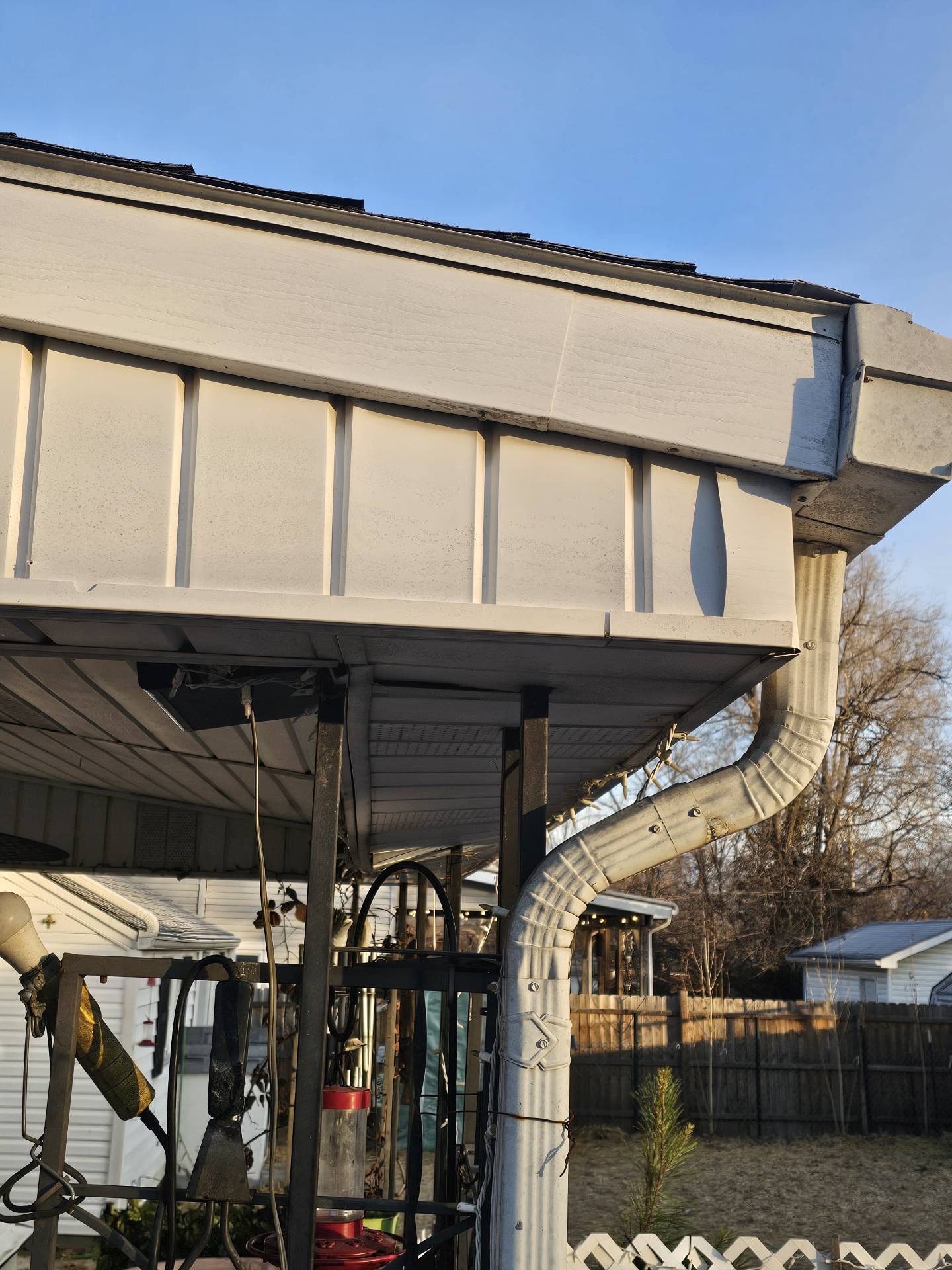 Roof and exterior repair work through Solid Value Gives Back