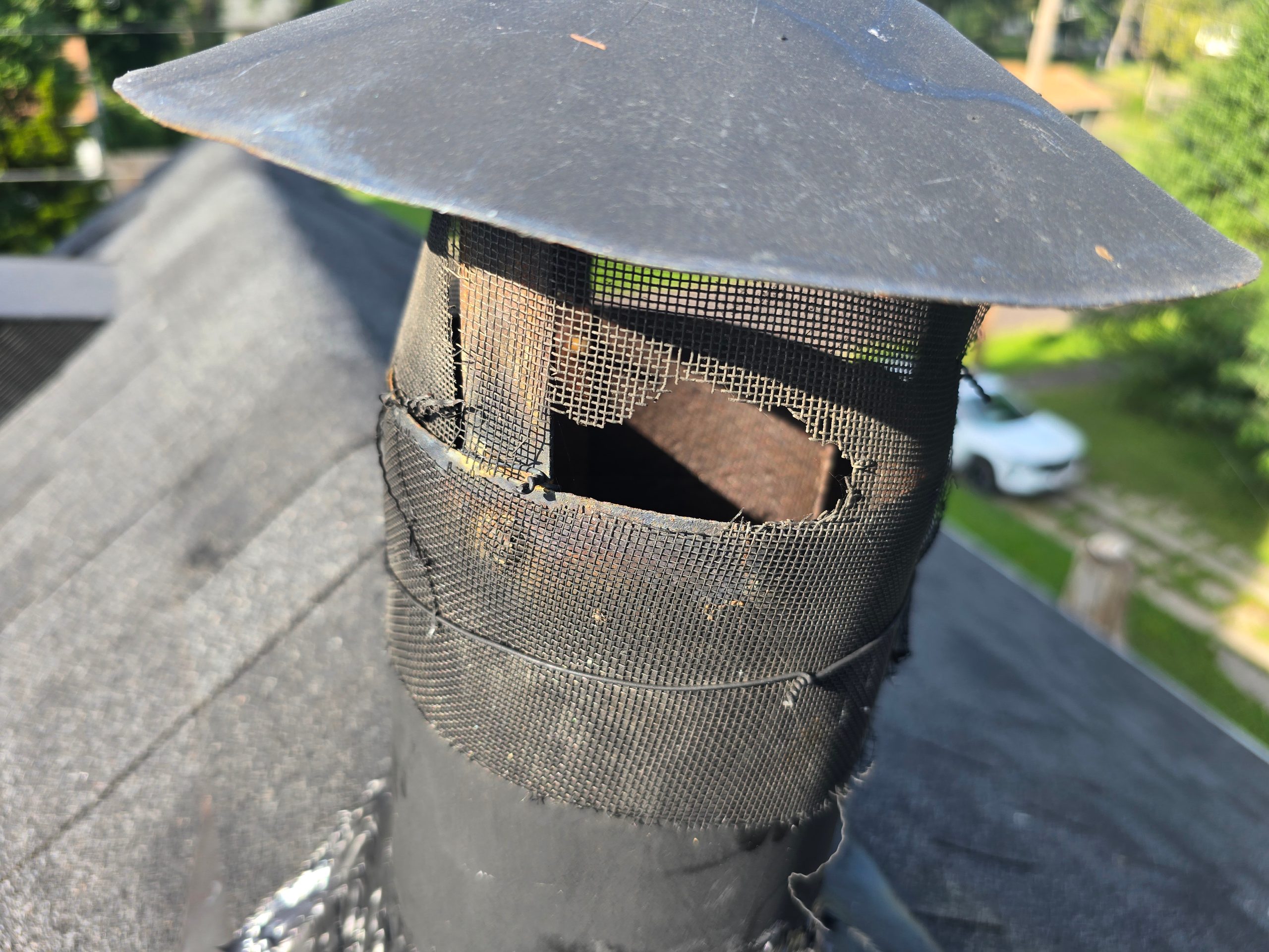 Completed roof repair through Solid Value Gives Back